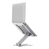 Laptop Ständer Gembird NBS-D1-03 Silber Aluminium für bis zu 39,6 cm (15,6 Zoll), faltbar, Höhe 60 mm, max. Traglast 5 kg