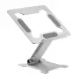 Laptop Ständer Gembird NBS-D1-03 Silber Aluminium für bis zu 39,6 cm (15,6 Zoll), faltbar, Höhe 60 mm, max. Traglast 5 kg