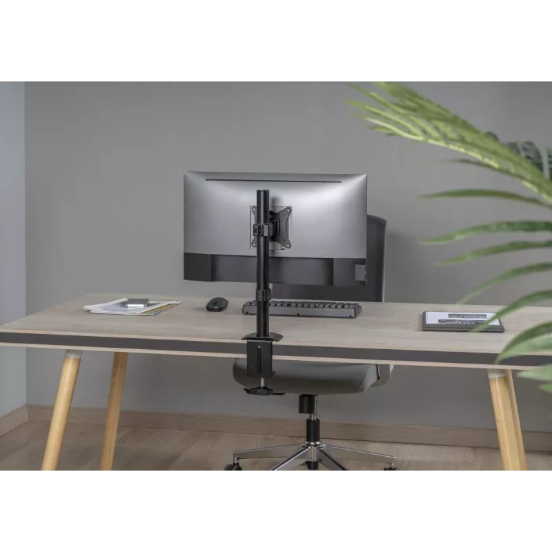 GEMBIRD Schreibtischmontierter Einzelmonitorarm, 17 Zoll – 32 Zoll
