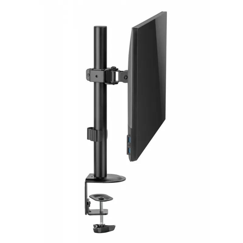 GEMBIRD Schreibtischmontierter Einzelmonitorarm, 17 Zoll – 32 Zoll