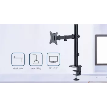 GEMBIRD Schreibtischhalterung für einen Monitor, 17–32 Zoll