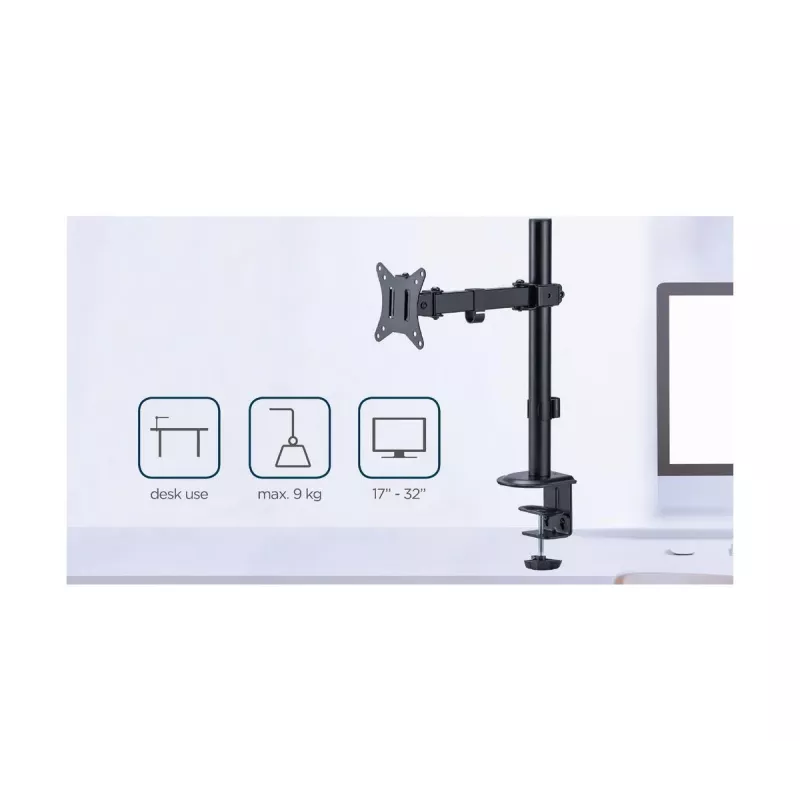 GEMBIRD Schreibtischhalterung für einen Monitor, 17–32 Zoll