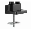 GEMBIRD Verstellbarer Monitorarm für Tischmontage mit Notebook-Ablage (Vollbeweglich)