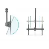 DIGITUS Universal TV-Deckenhalterung 37-70 Zoll 560-910 mm schwarz