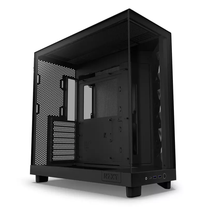 PC-Gehäuse NZXT H6 Air Flow Midi Tower Schwarz