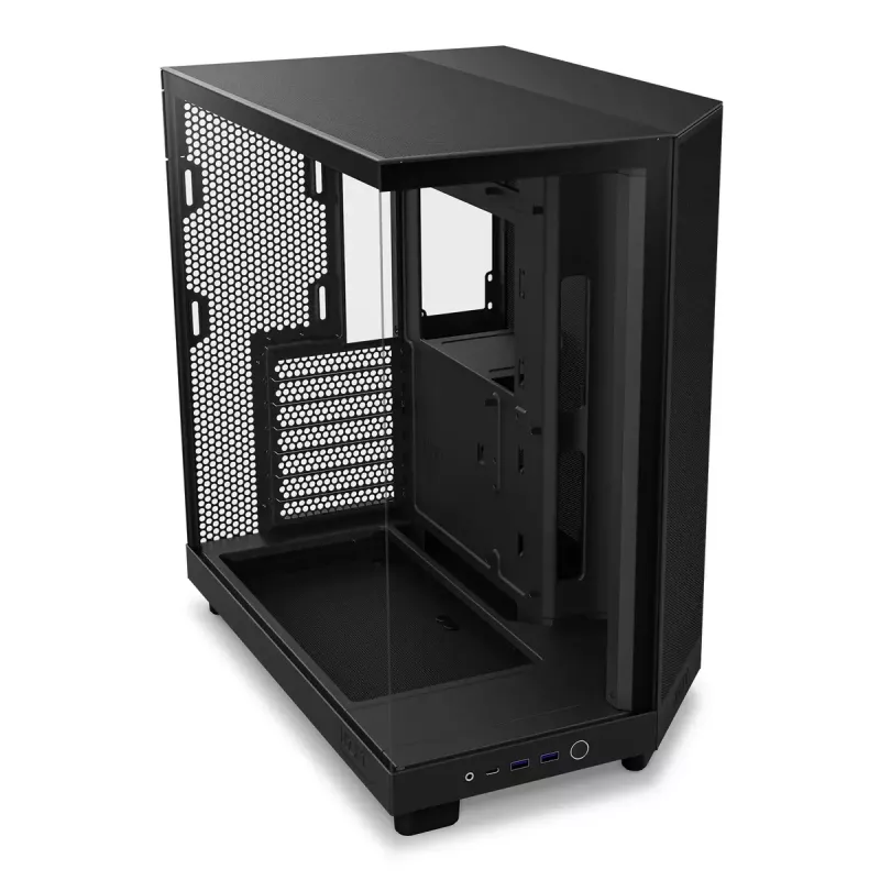 PC-Gehäuse NZXT H6 Air Flow Midi Tower Schwarz