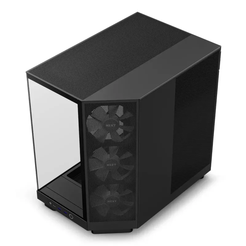 PC-Gehäuse NZXT H6 Air Flow Midi Tower Schwarz