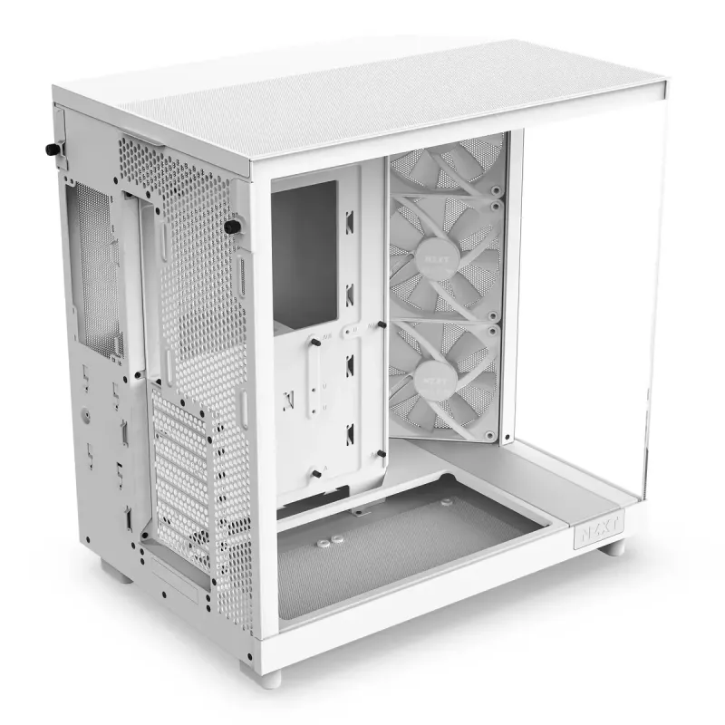 PC-Gehäuse NZXT H6 Air Flow Midi Tower Weiß