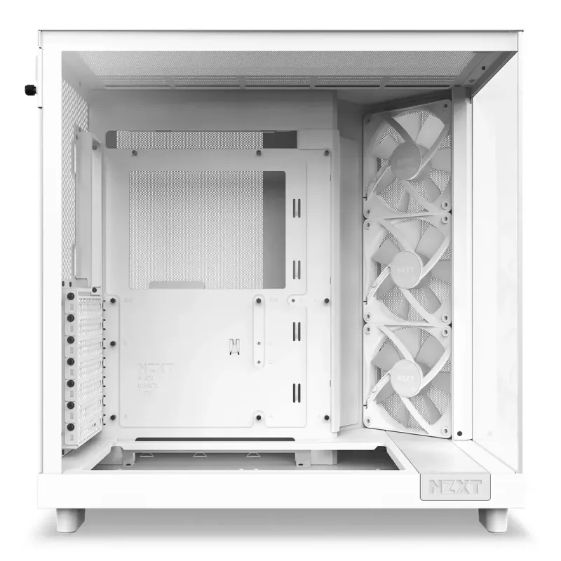 PC-Gehäuse NZXT H6 Air Flow Midi Tower Weiß