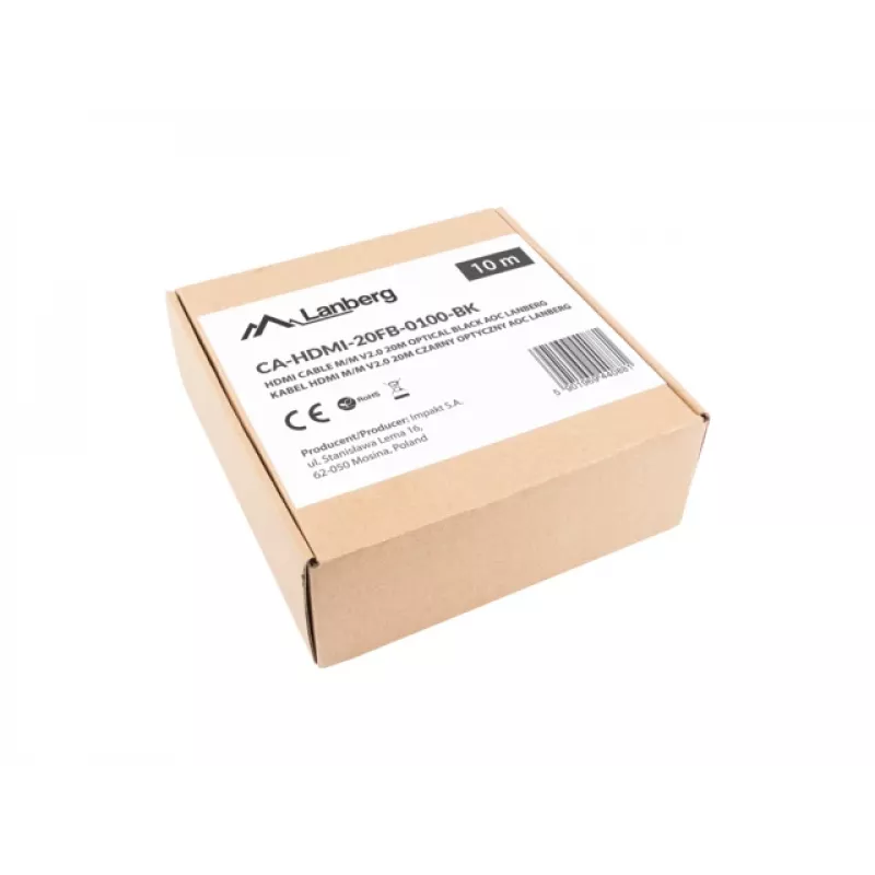 LANBERG HDMI-Kabel M/m V2.0 Optical Aoc - 10m Schwarz