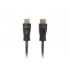 HDMI-Kabel LANBERG CA-HDMI-30FB-0100-BK 10 m, HDMI Typ A 2.1, 48 Gbit/s, 144 Hz, HDR, ARC, Ethernet