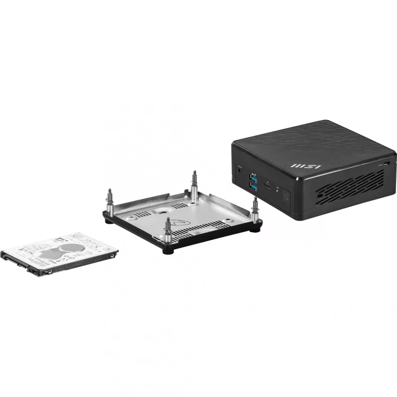MSI Cubi 5 12M-002EU Intel® Core™ i5 i5-1235U 8 GB DDR4-SDRAM 512 GB SSD Windows 11 Pro Mini-PC Schwarz