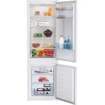Einbau-Kühl-Gefrierkombination BEKO BCHA275K41SN — 262 L Gesamtvolumen (193 L Kühlteil, 69 L Gefrierteil), No Frost, Türanschlag rechts, weiß