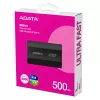 Tragbare SSD ADATA SD810 500 GB — USB Type-C, USB 3.2 Gen 2x2, 2000 MB/s, IP68, Aluminium, schwarz