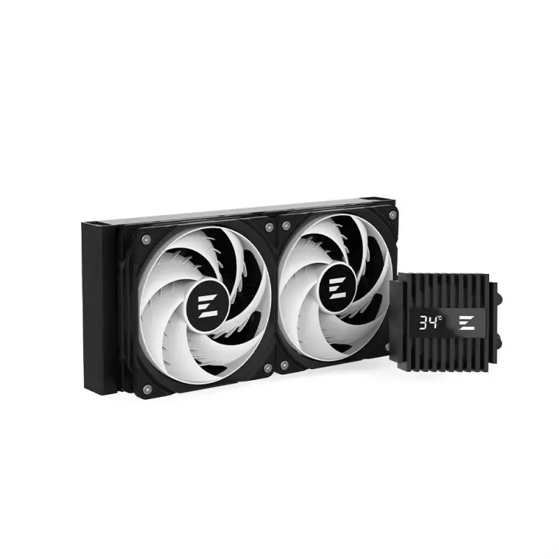 Zalman ALPHA2 A24 Schwarz Computer-Kühlsystem Prozessor All-in-One-Flüssigkeitskühler