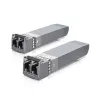 Netzwerk-Transceiver-Modul UBIQUITI UACC-OM-MM-10G-D-2, 10 Gbit/s, Multimode 850 nm, LC, 2er-Pack