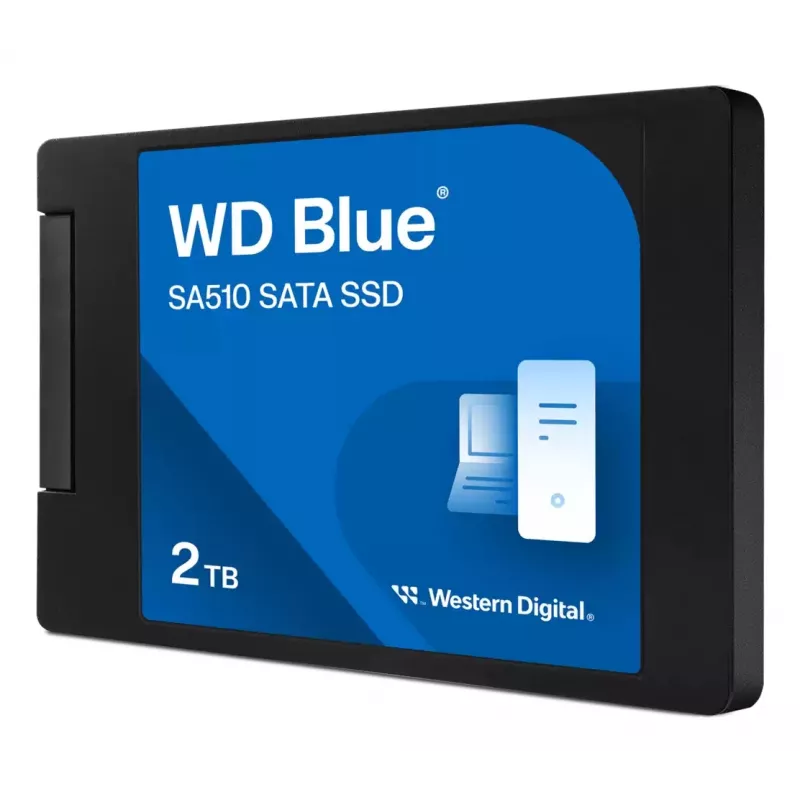 WESTERN DIGITAL SSD - WD Blue SA510 - 2TB - SATA 6Gb/s - 2,5 Zoll - 7mm Gehäuse