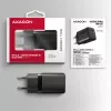 Wandladegerät Axagon ACU-PQ20 QC3.0 PD Type-C 20W Schwarz