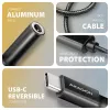 Axagon ADA-HC USB-C auf 3,5 mm Klinke – Hi-Res DAC Audio-Adapter, 384 kHz/32 Bit, Stereo