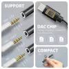 Axagon ADA-HC USB-C auf 3,5 mm Klinke – Hi-Res DAC Audio-Adapter, 384 kHz/32 Bit, Stereo
