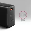 Axagon ACU-DPQ100 PD3.0 & QC 4+ THREE OUTPUTS Wandladegerät 100W