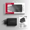 Axagon ACU-DPQ100 PD3.0 & QC 4+ THREE OUTPUTS Wandladegerät 100W