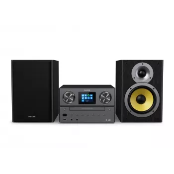 Philips TAM8905 Musiksystem mit Internetradio, DAB+, Bluetooth, CD, USB und Spotify Connect