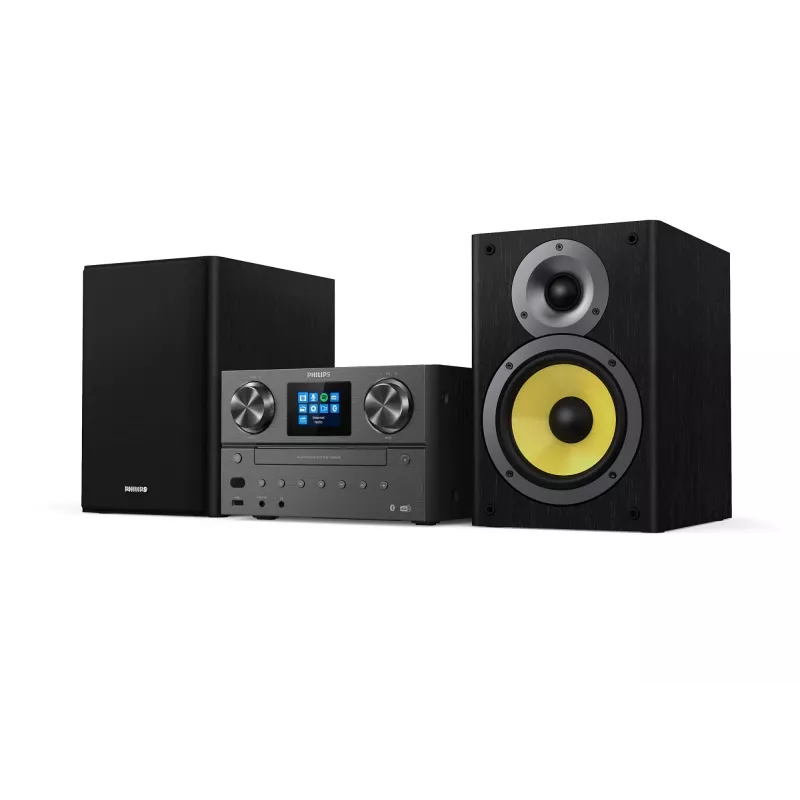 Philips TAM8905 Musiksystem mit Internetradio, DAB+, Bluetooth, CD, USB und Spotify Connect