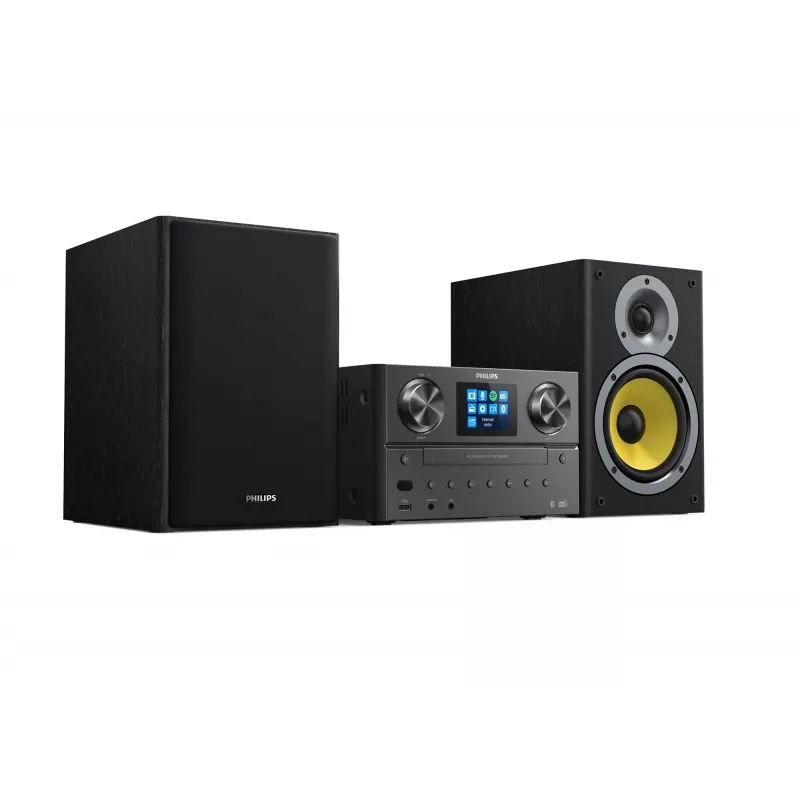Philips TAM8905 Musiksystem mit Internetradio, DAB+, Bluetooth, CD, USB und Spotify Connect