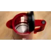 Elektrischer Wasserkocher Bosch TWK1M124 — 1,7 L, 2400 W, rot, kabellos, 360°-Basis