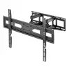 TV-Wandhalterung MACLEAN MC-710N VESA bis 600x400 mm, neigbar +3°/−15°, max. Abstand 35,5 cm, max. Bildschirm 80 Zoll, Stahl, schwarz