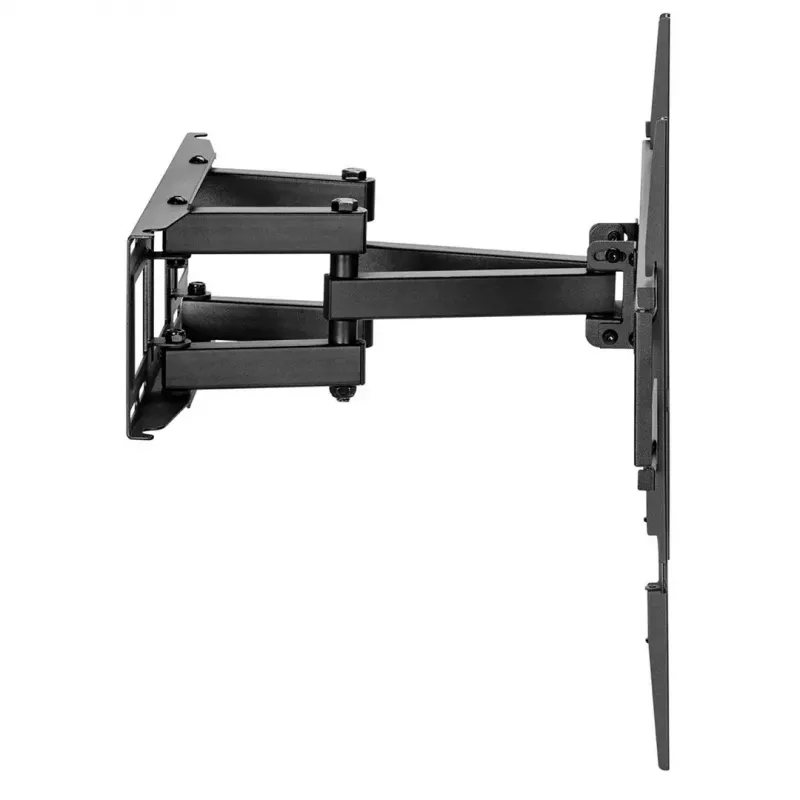 TV-Wandhalterung MACLEAN MC-710N VESA bis 600x400 mm, neigbar +3°/−15°, max. Abstand 35,5 cm, max. Bildschirm 80 Zoll, Stahl, schwarz