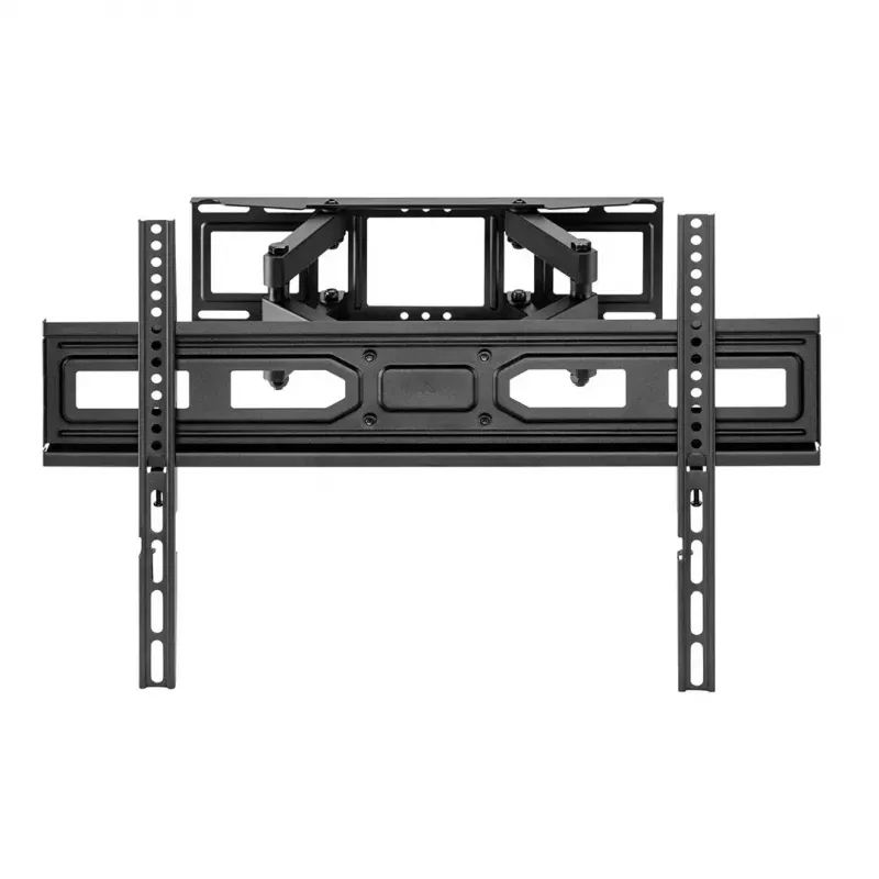 TV-Wandhalterung MACLEAN MC-710N VESA bis 600x400 mm, neigbar +3°/−15°, max. Abstand 35,5 cm, max. Bildschirm 80 Zoll, Stahl, schwarz