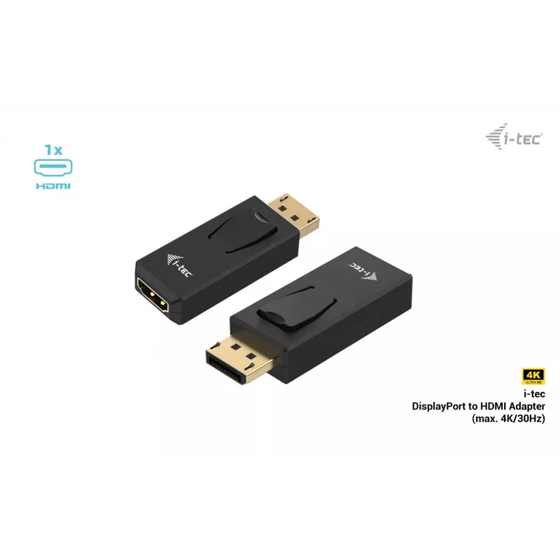 i-tec Passiver DisplayPort-zu-HDMI-Adapter (max. 4K/30Hz)