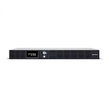Rackmount Line-Interactive USV CYBERPOWER OR1500ERM1U — 1,5 kVA / 900 W, 6× C13-Ausgänge, LCD, Hot-Swap-VRLA-Batterie, 1U, Silber