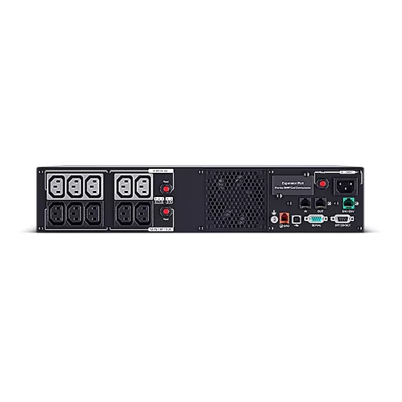 Uninterruptible Power Supply CYBERPOWER PR1000ERT2U, 1 kVA (1000 W), Line-Interactive, 10x C13-Ausgänge, Reiner Sinus, Rack/Tower 2U