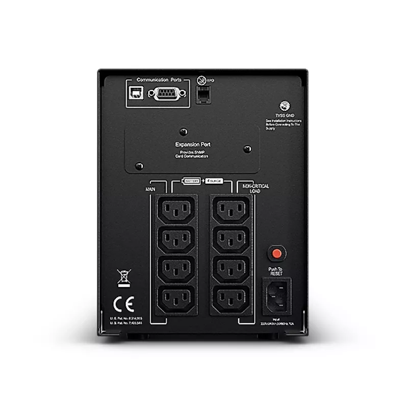 CyberPower PR1500ELCD unterbrechungsfreie Stromversorgung (USV) Line-Interactive 1,5 kVA 1350 W 8 AC-Ausgänge