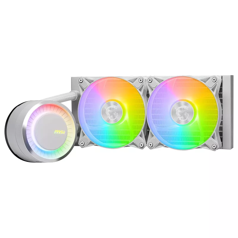 MSI MAG Coreliquid E240 WHITE Mainboard, Prozessor Flüssigkeitskühlsatz 12 cm