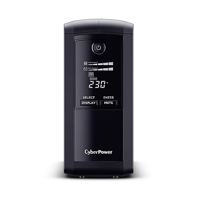 CyberPower VP700EILCD unterbrechungsfreie Stromversorgung (USV) Line-Interactive 0,7 kVA 390 W 6 AC-Ausgänge