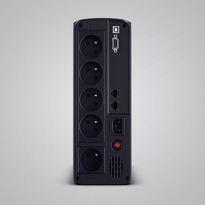 Unterbrechungsfreie Stromversorgung CYBERPOWER VP1600ELCD-FR 1,6 kVA / 900 W, Line-Interaktiv, 5 AC-Ausgänge, LCD, USB/RS-232