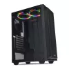 PC-Gehäuse IBOX CETUS 906 Midi Tower Schwarz – ATX/mATX, 460×210×350 mm, 29 cm GPU, 7 Laufwerke, RGB-Lüfter