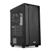 PC-Gehäuse IBOX CETUS 906 Midi Tower Schwarz – ATX/mATX, 460×210×350 mm, 29 cm GPU, 7 Laufwerke, RGB-Lüfter