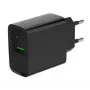 GEMBIRD USB-Schnellladegerät – 2 Ports Typ A & C, 20 W – Schwarz