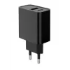 GEMBIRD USB-Schnellladegerät – 2 Ports Typ A & C, 20 W – Schwarz