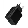 GEMBIRD USB-Schnellladegerät – 2 Ports Typ A & C, 20 W – Schwarz