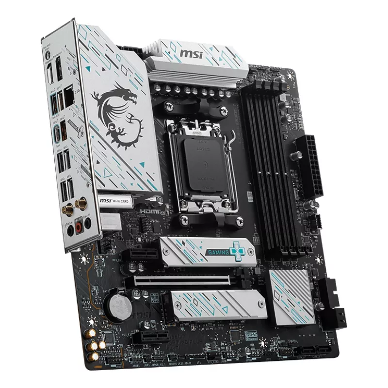 MSI B650M GAMING PLUS WIFI Motherboard AMD B650 Sockel AM5 micro ATX