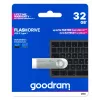 USB-Flash-Laufwerk GOODRAM UNO3-0320S0R11 32 GB, USB Typ-A, USB 3.2 Gen 1, Metall, kappenlos, silber
