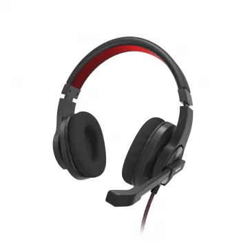 Hama HS-USB400 V2 Headset Wired Head-band Office/Call center USB Type-A Schwarz, Red