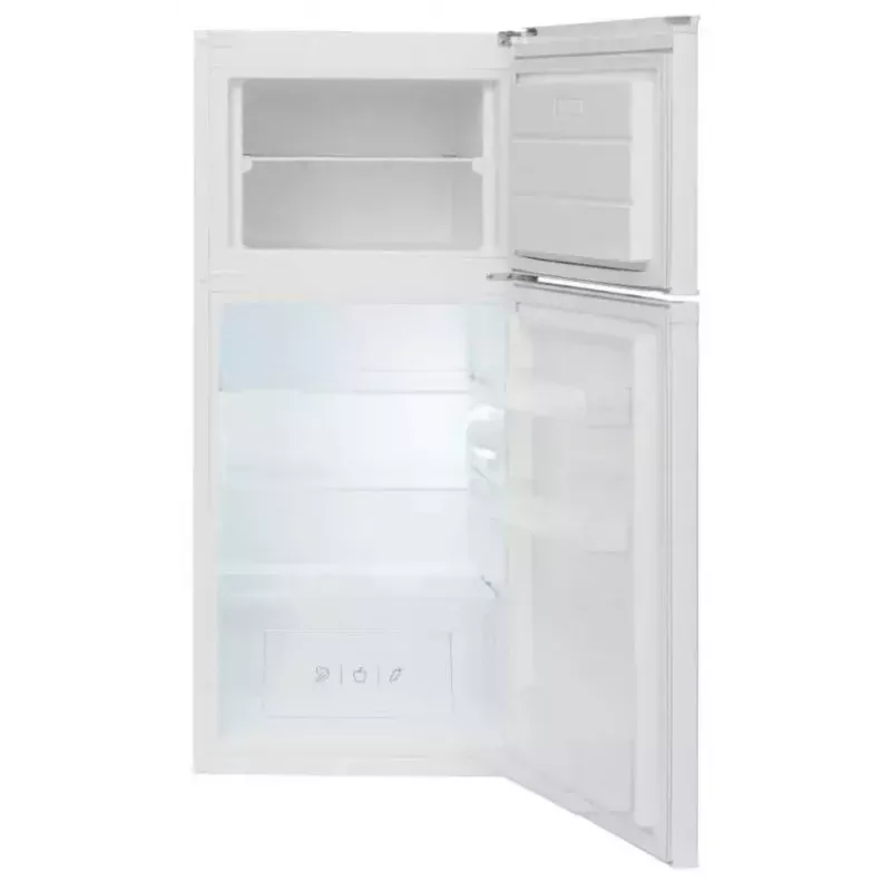 AMICA FD2015.4(E) Kühl-Gefrierkombination freistehend, weiß, 215 l Gesamtvolumen, LED, Glasablagen
