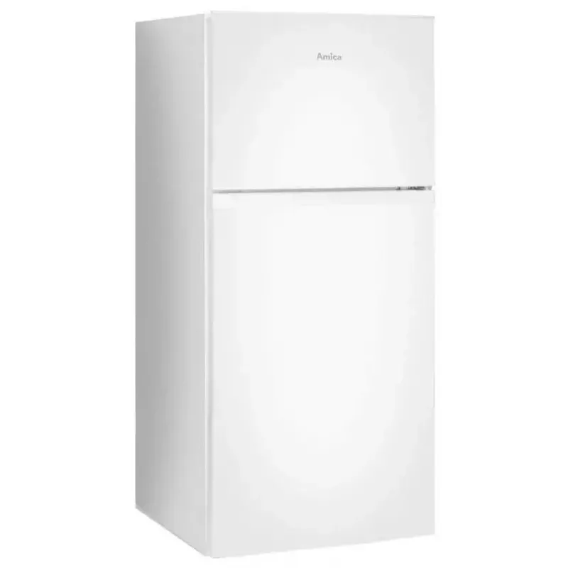 AMICA FD2015.4(E) Kühl-Gefrierkombination freistehend, weiß, 215 l Gesamtvolumen, LED, Glasablagen